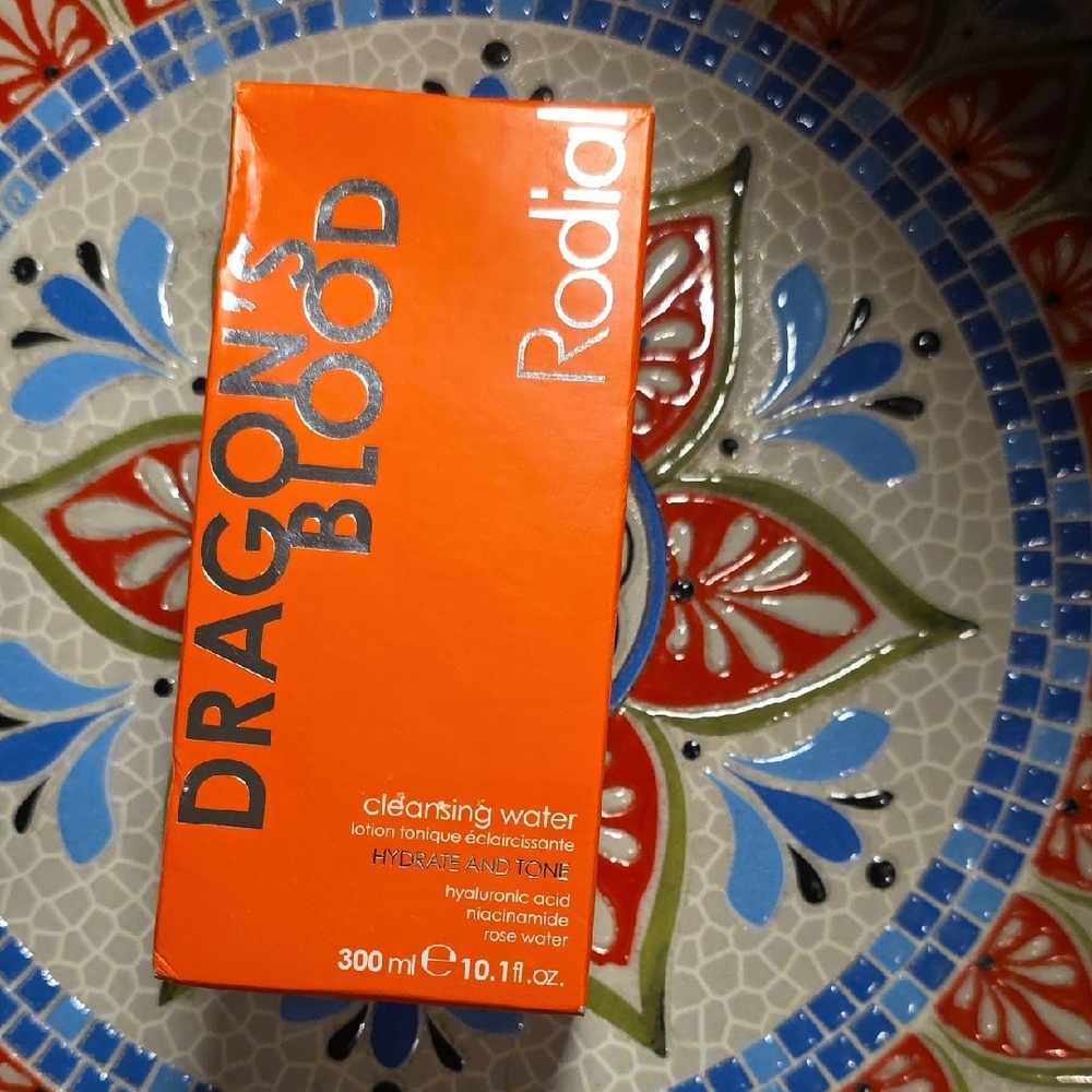 Rodial Dragon's Blood Cleansing Water - Vibrant Orange Packaging